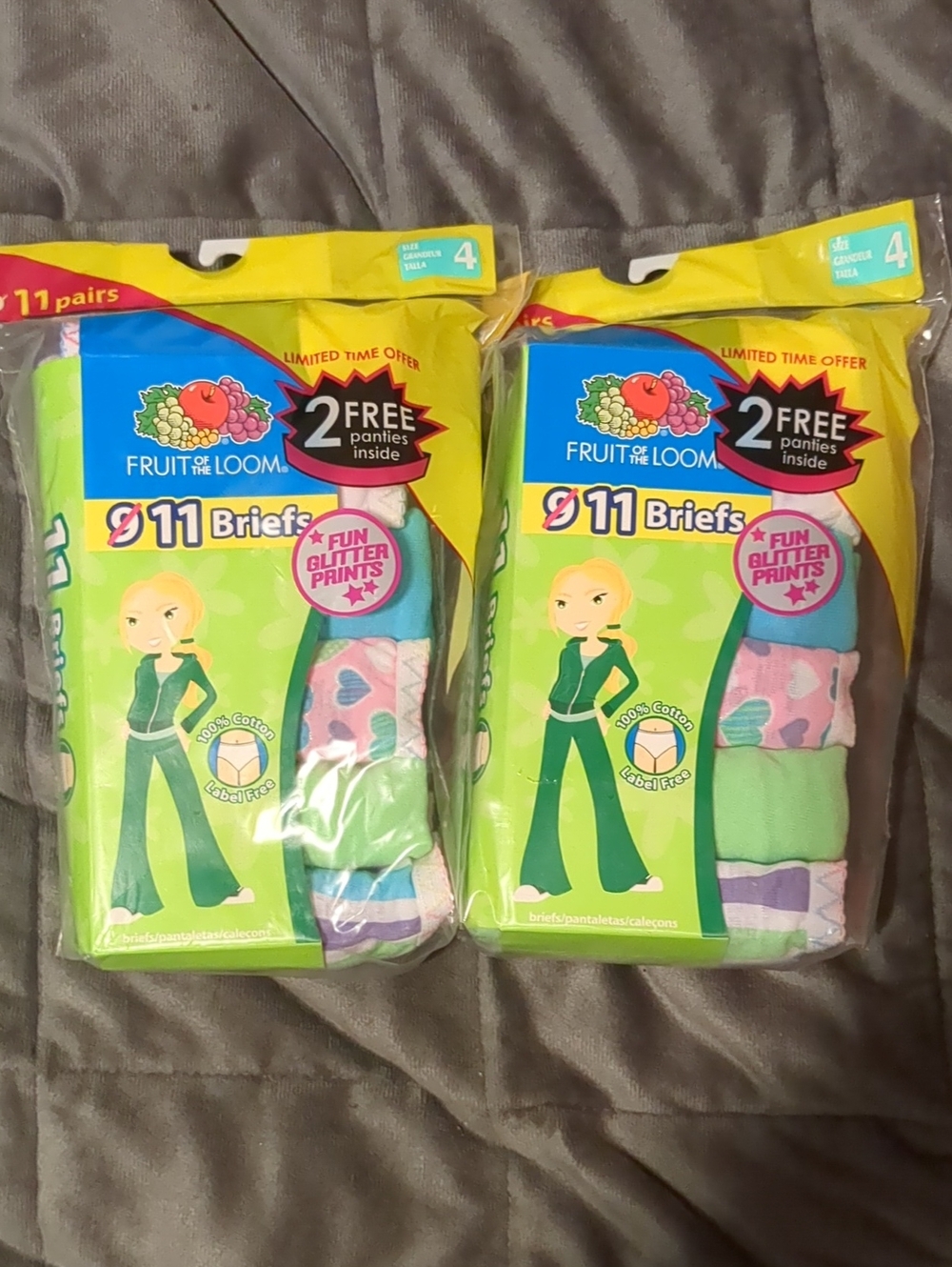 Girls Fruit Of The Loom Underwear (22 Altogether)
